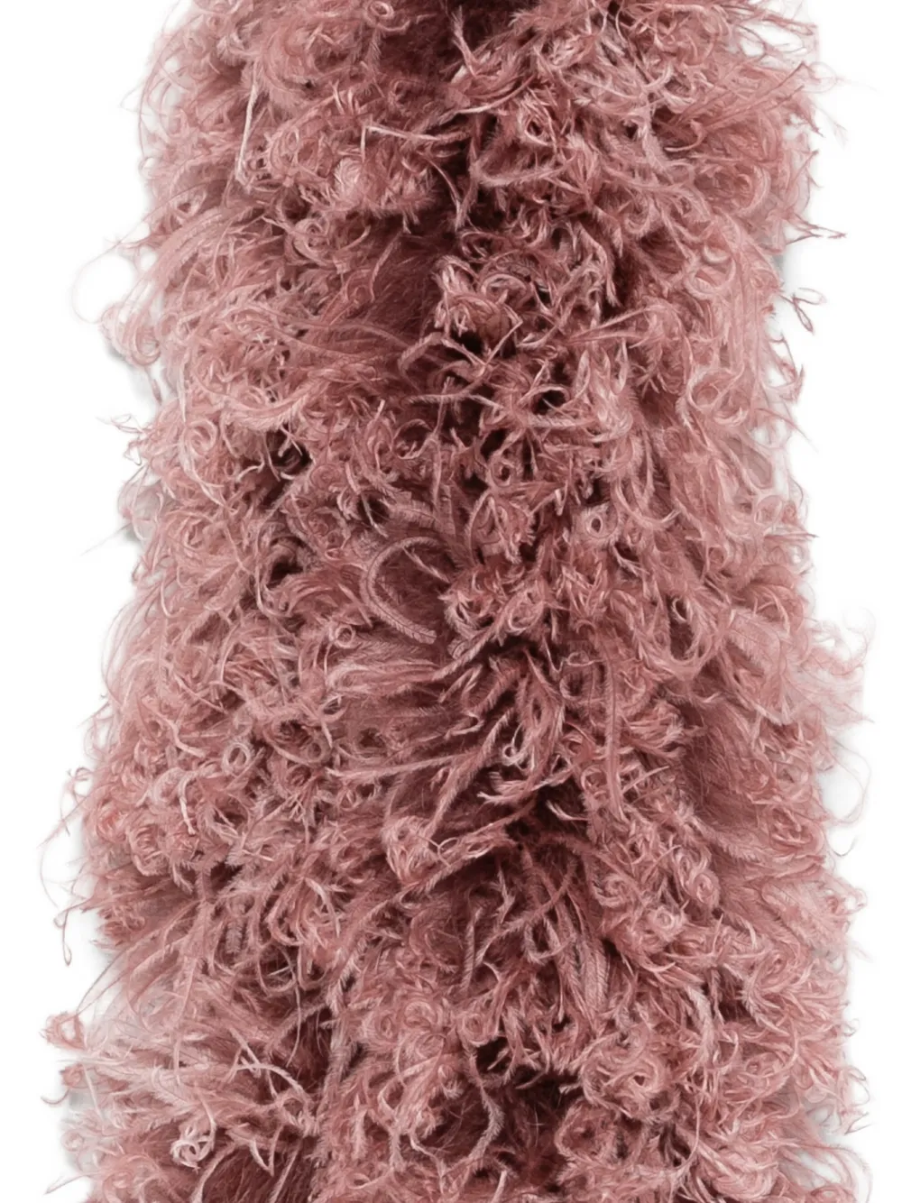 Valentino Garavani feather scarf - Roze