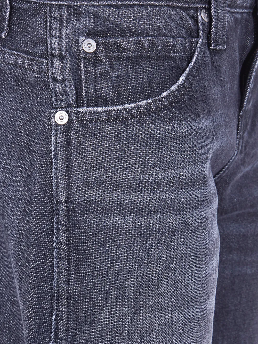 KHAITE Karo jeans met vijf zakken Grijs