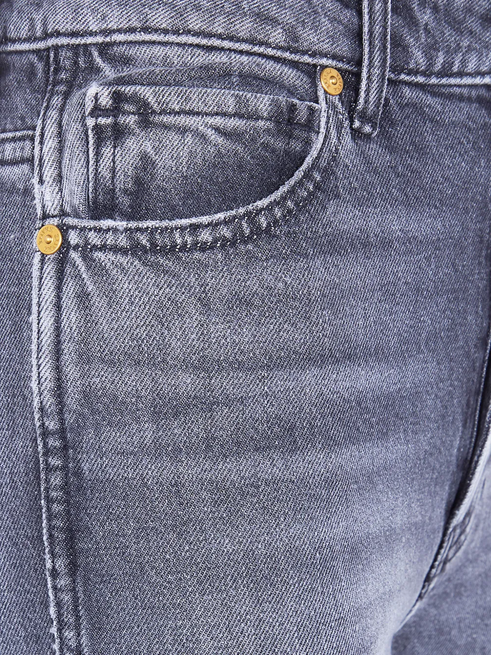  Khaite Danielle Straight-leg Jeans - Grey 