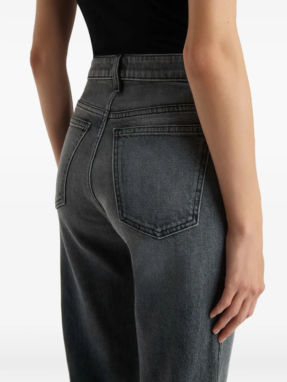 KHAITE Straight jeans Grijs