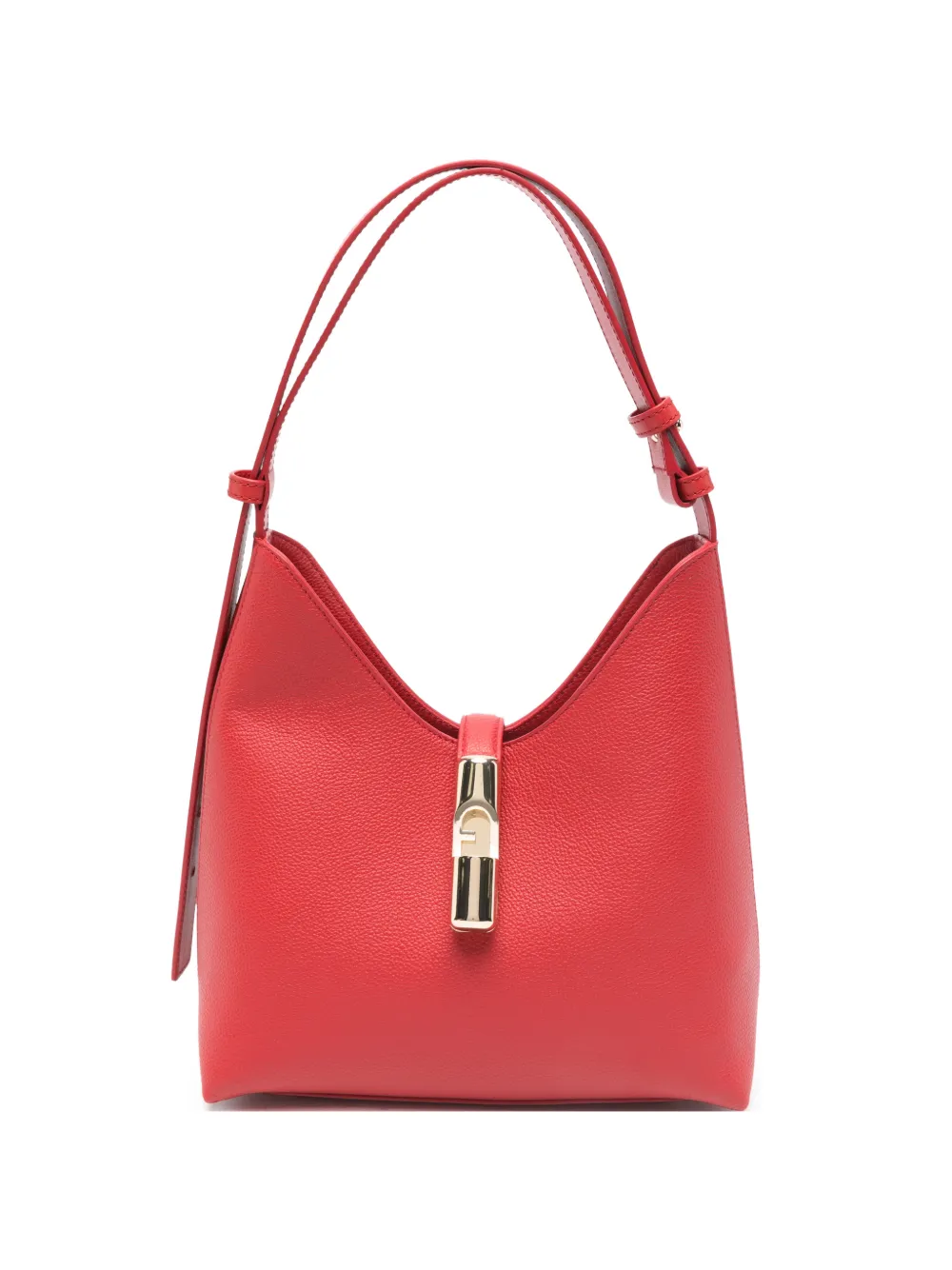 Furla Goccia buckle cross body bag - Rosso