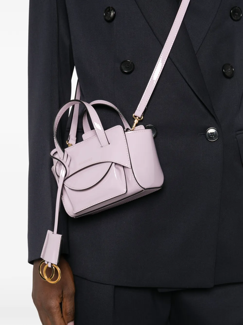  Hidesins Debossed-logo Tote Bag - Pink 