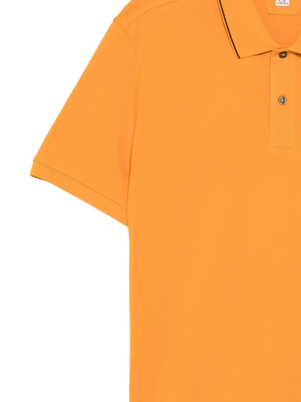 C.P. Company Poloshirt met geborduurd logo Oranje