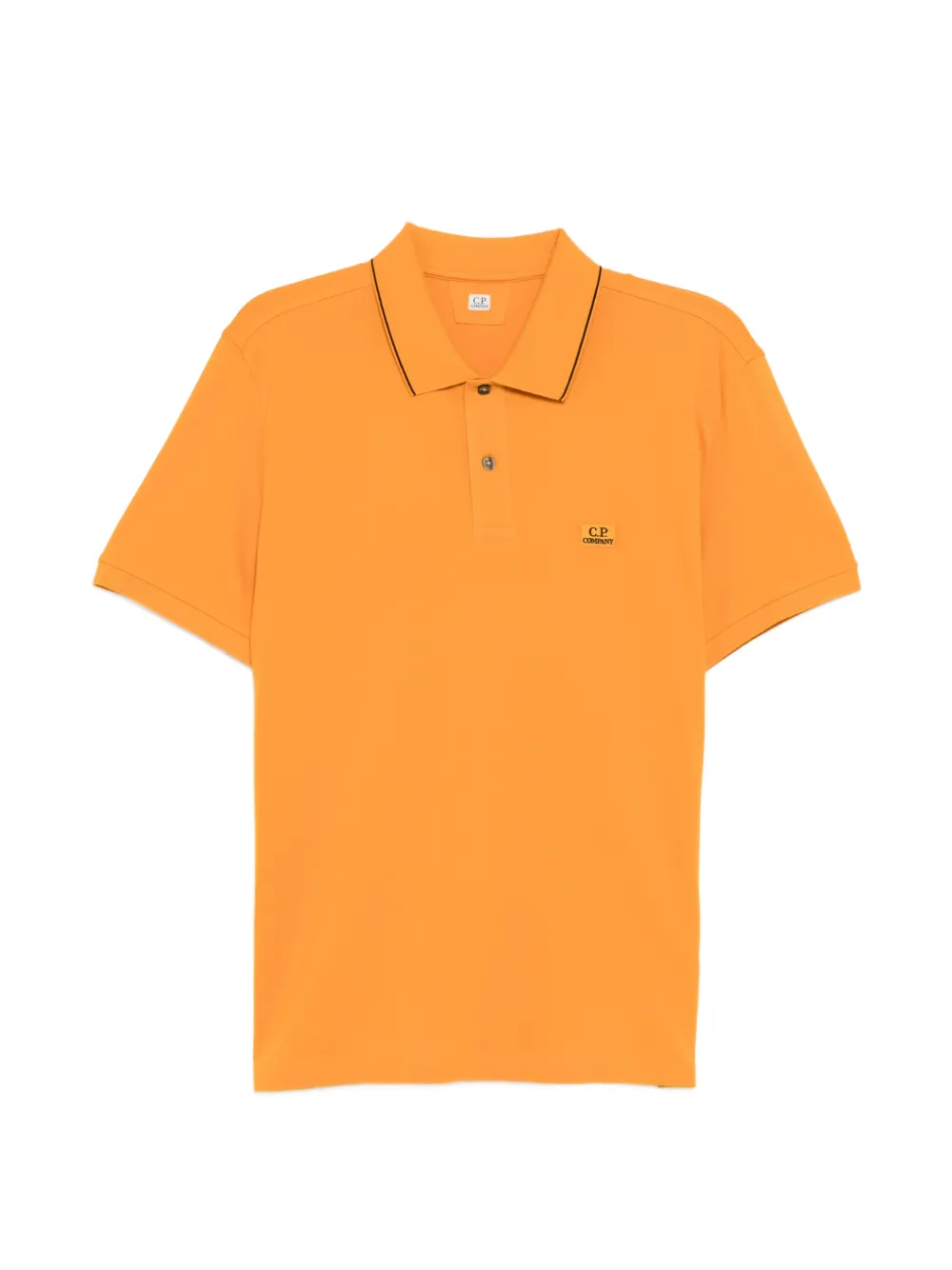 C.P. Company Polo con logo ricamato - Arancione