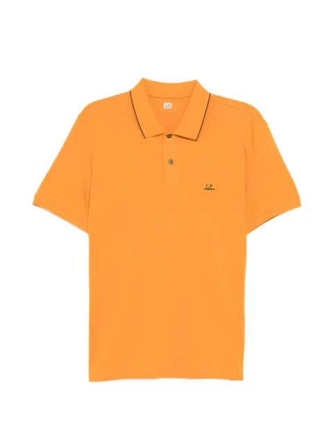 C.P. Company logo-embroidered polo shirt
