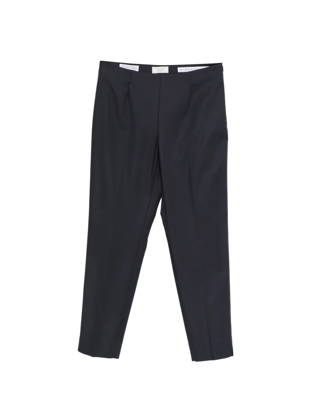 Peserico pressed-crease tapered trousers - Blu