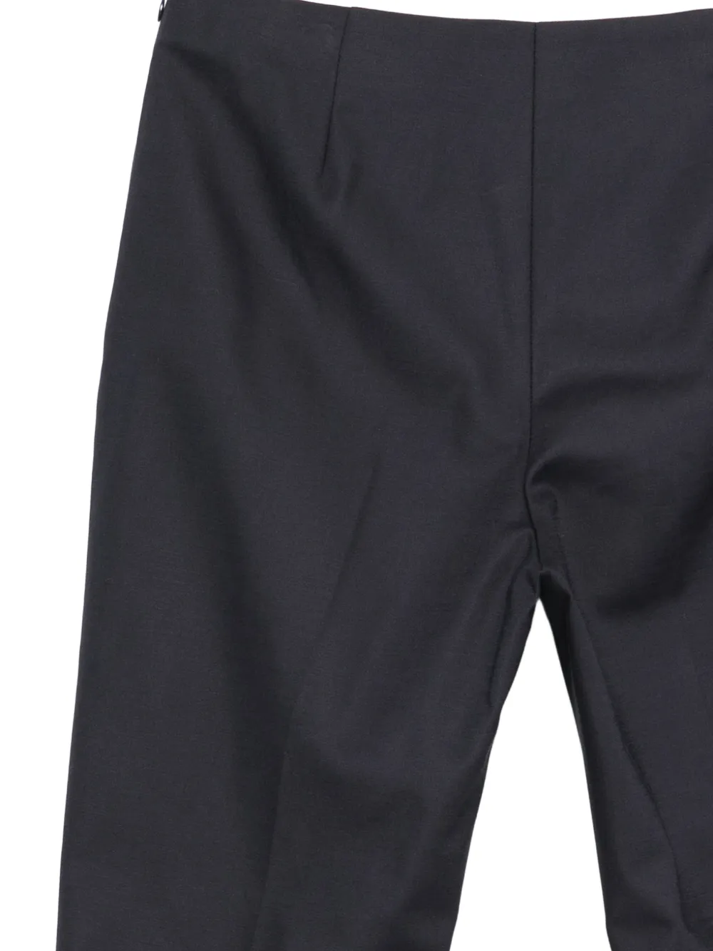 Peserico Plooibroek met toelopende pijpen Blauw