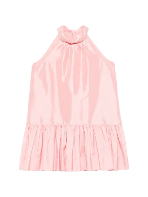 Simkhai Hope ruffled halterneck mini dress