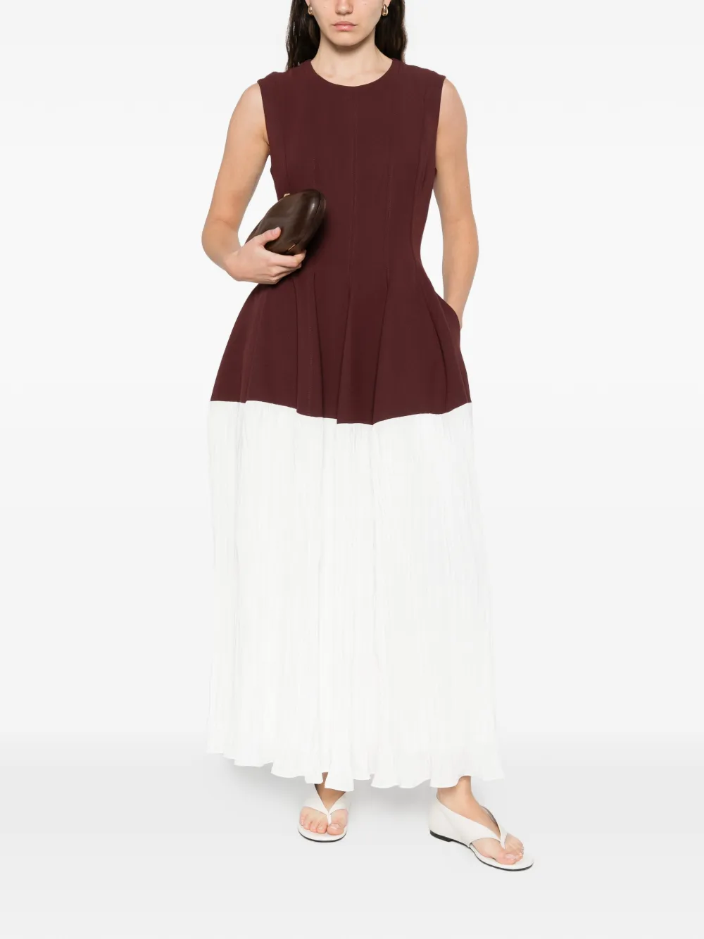 Simkhai sleeveless maxi dress - Rood