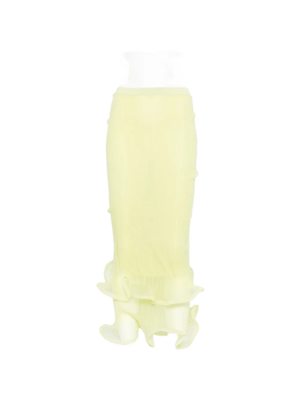 Simkhai Kelso ruffled maxi skirt - Giallo