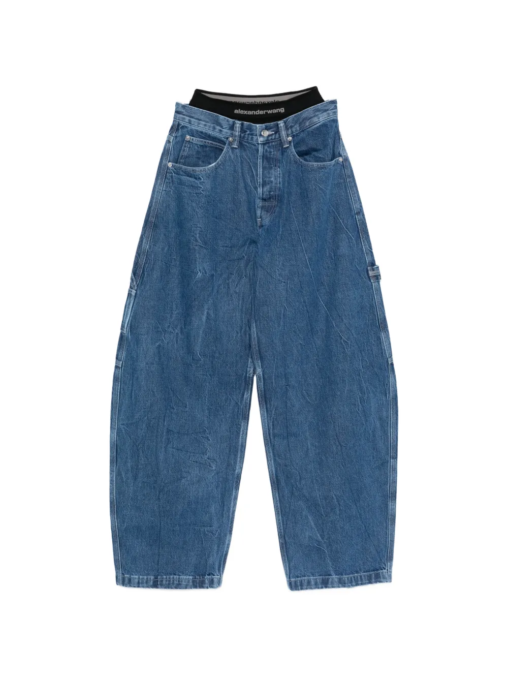 Alexander Wang carpenter-detail jeans - Blu