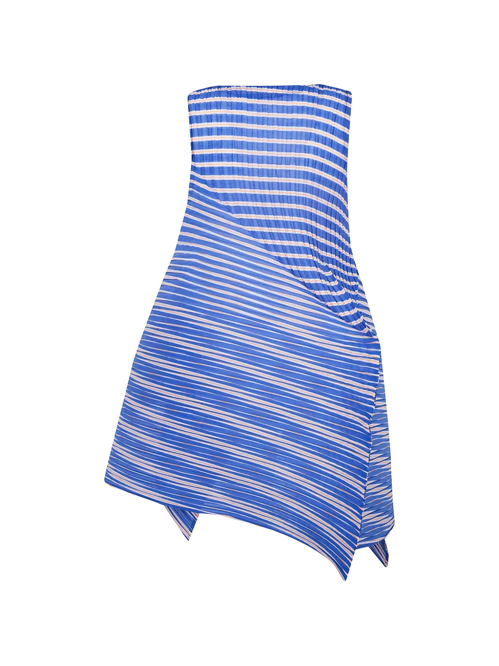 Issey Miyake striped dress - Blu