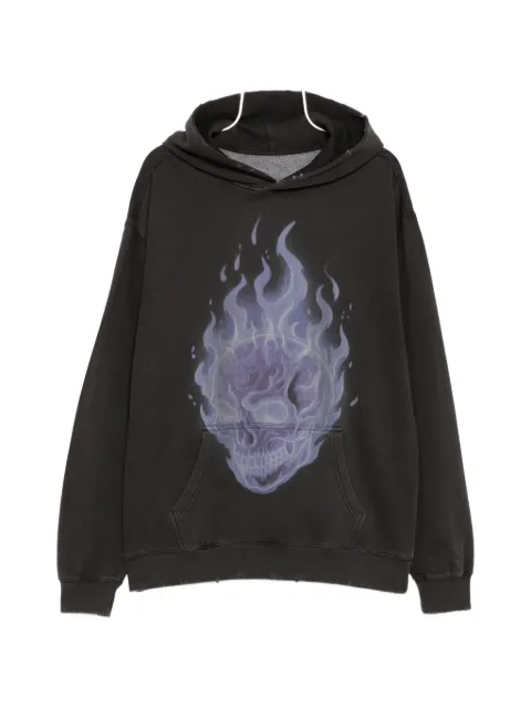 WARMAN skull printed hoodie 