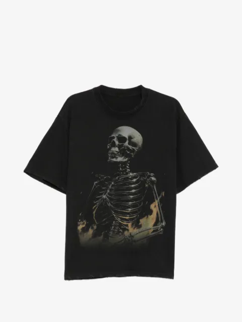 WARMAN playera con esqueleto estampado