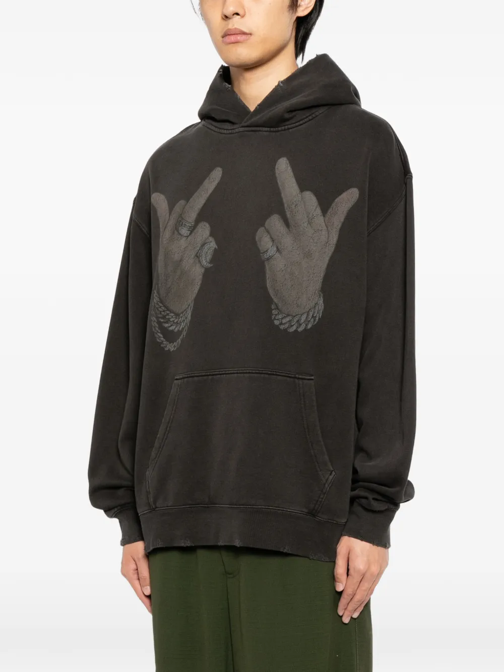  Warman Graphic Hoodie - Grey 