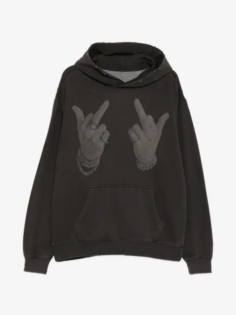WARMAN hoodie à imprimé graphique