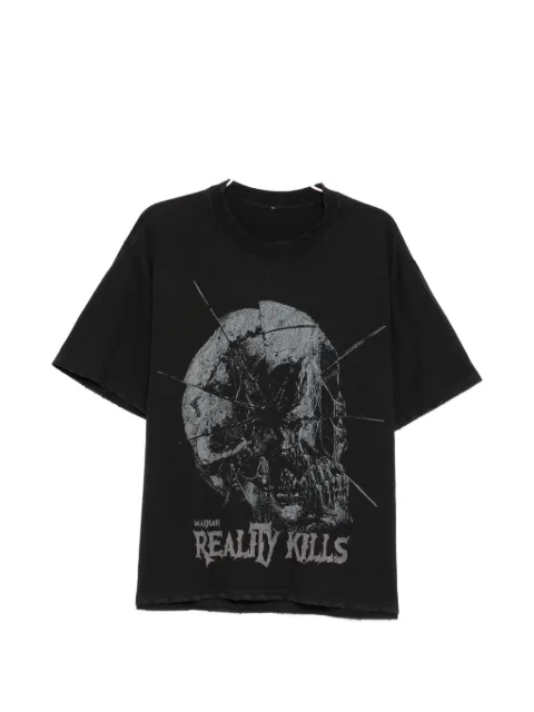 WARMAN graphic raw-cut T-shirt