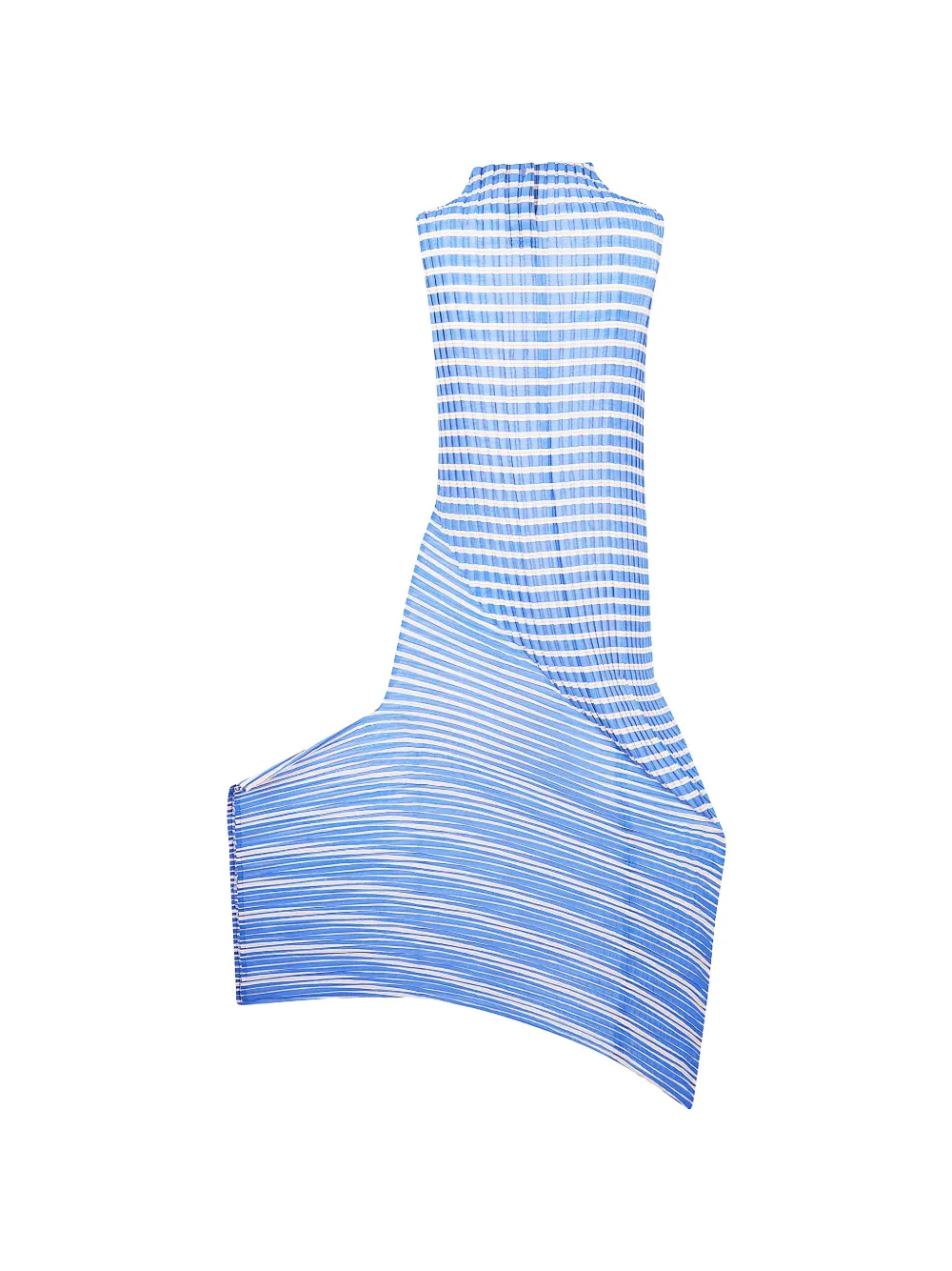 Issey Miyake striped dress - Blauw
