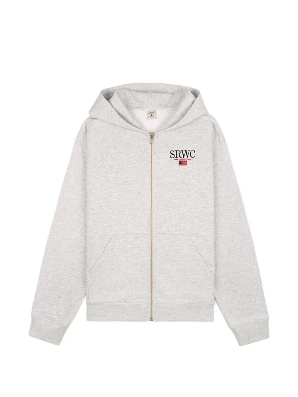 Sporty & Rich Zip Hoodie | Grey | FARFETCH