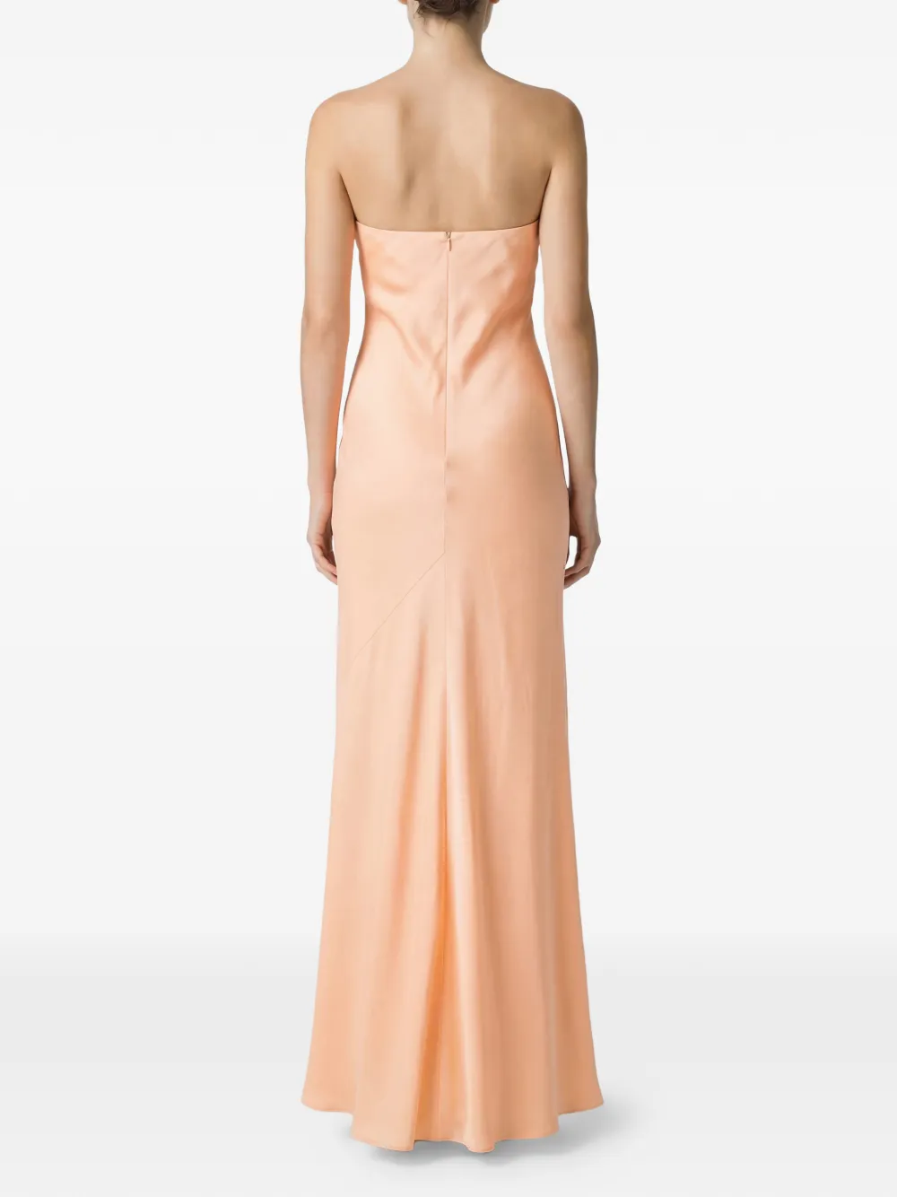 Forte Strapless maxi-jurk Oranje