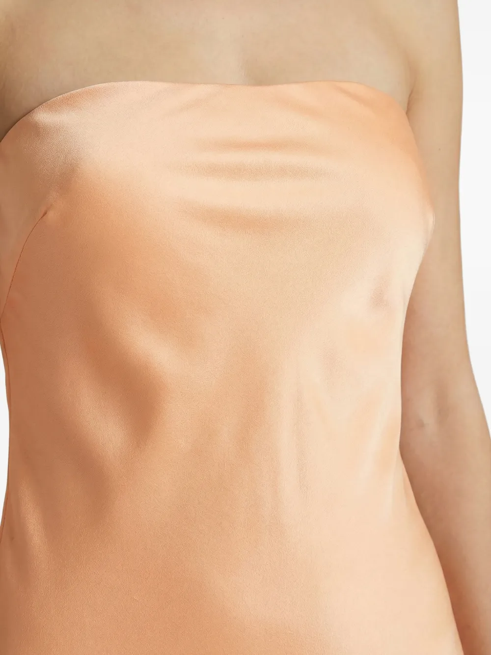Forte Strapless maxi-jurk Oranje