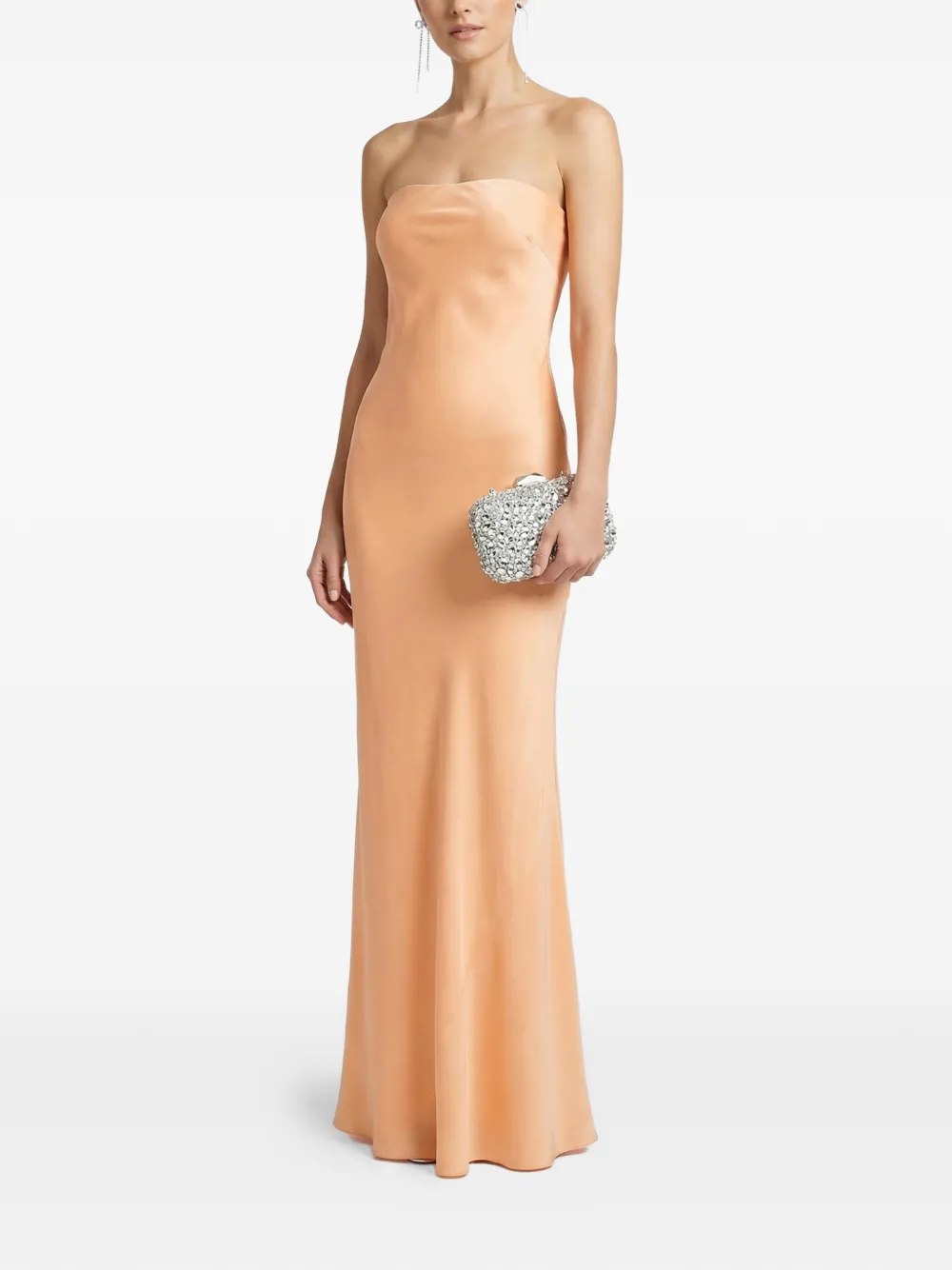  Forte Forte Strapless Maxi Dress - Orange 