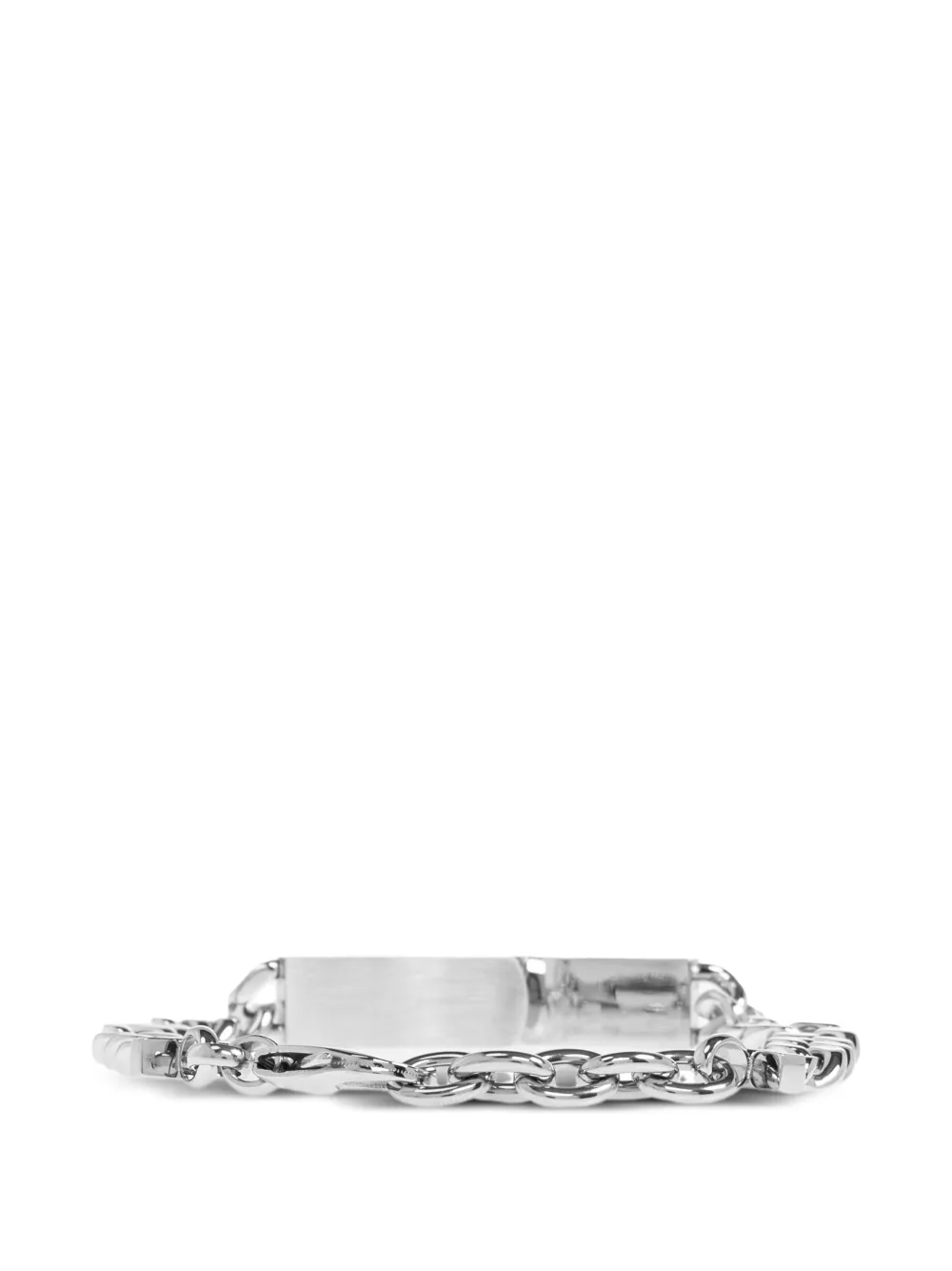  Diesel Logo-plaque Chain Bracelet - Silver 