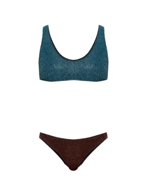 Oséree two-tone two-piece bikini