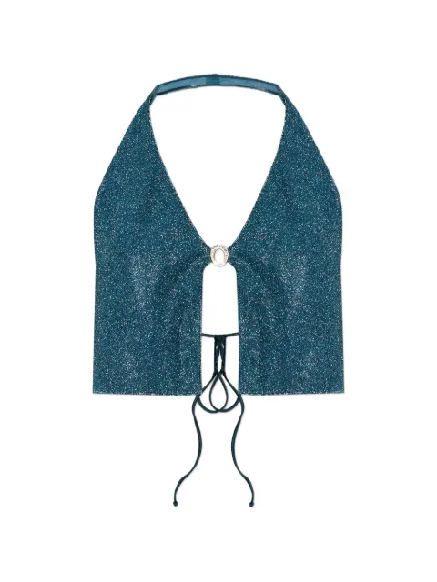 Oséree ring halterneck top