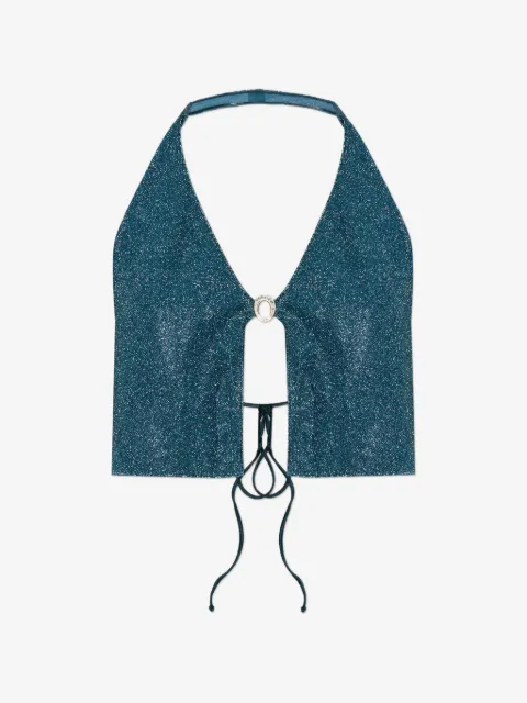 Oséree ring halterneck top