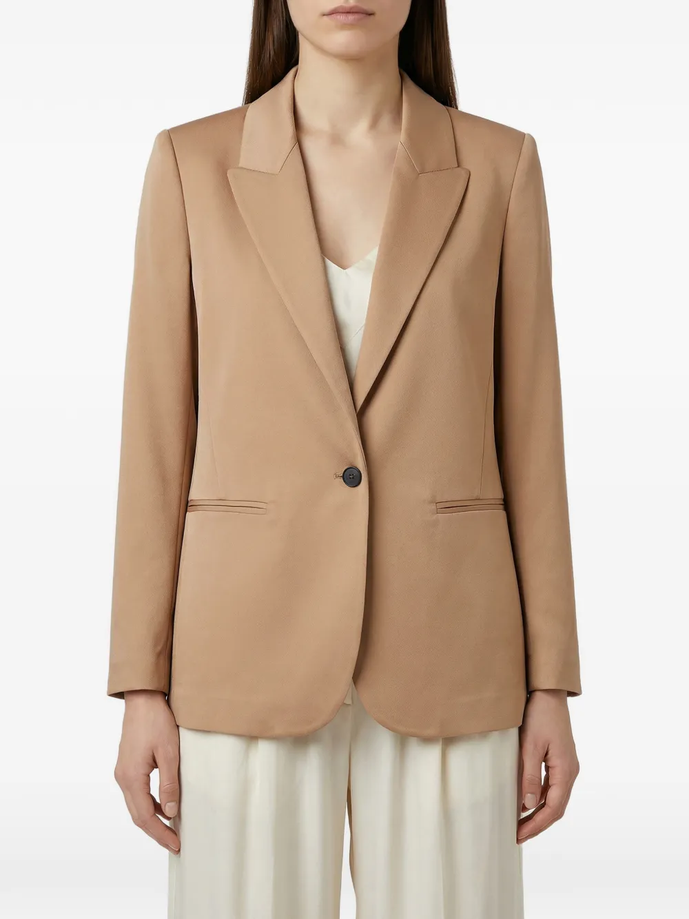  Forte Forte Notched Lapel Single-button Jacket - Neutrals 