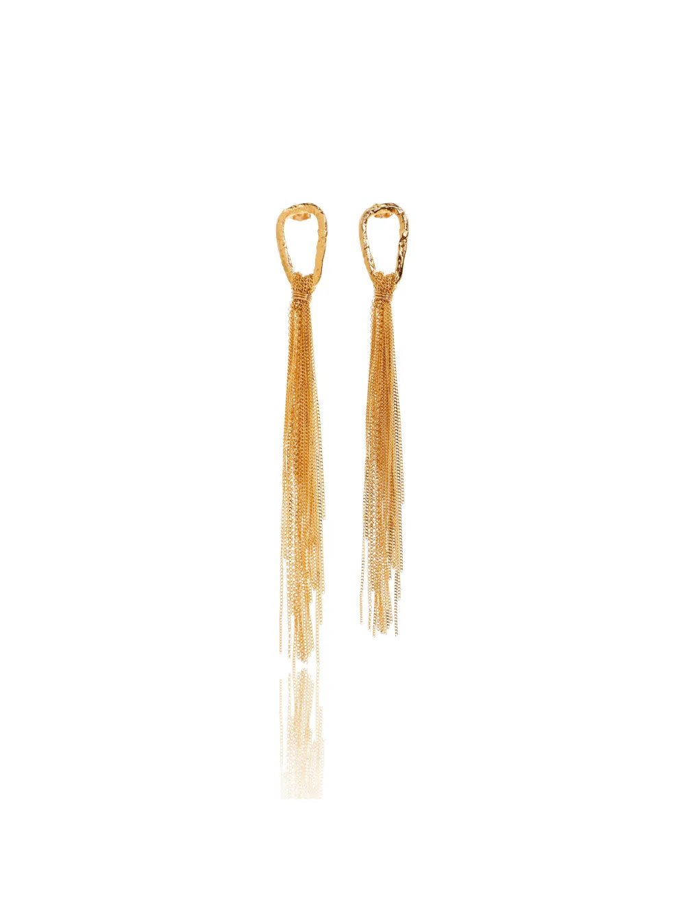 Forte Forte chain tassel earrings - Oro