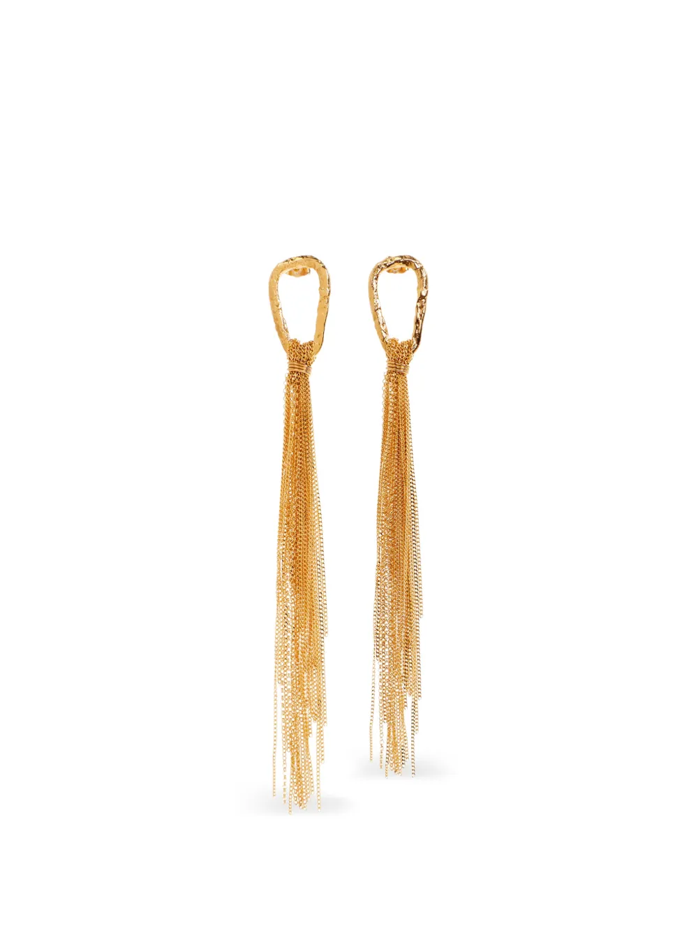 Forte Forte chain tassel earrings - Oro