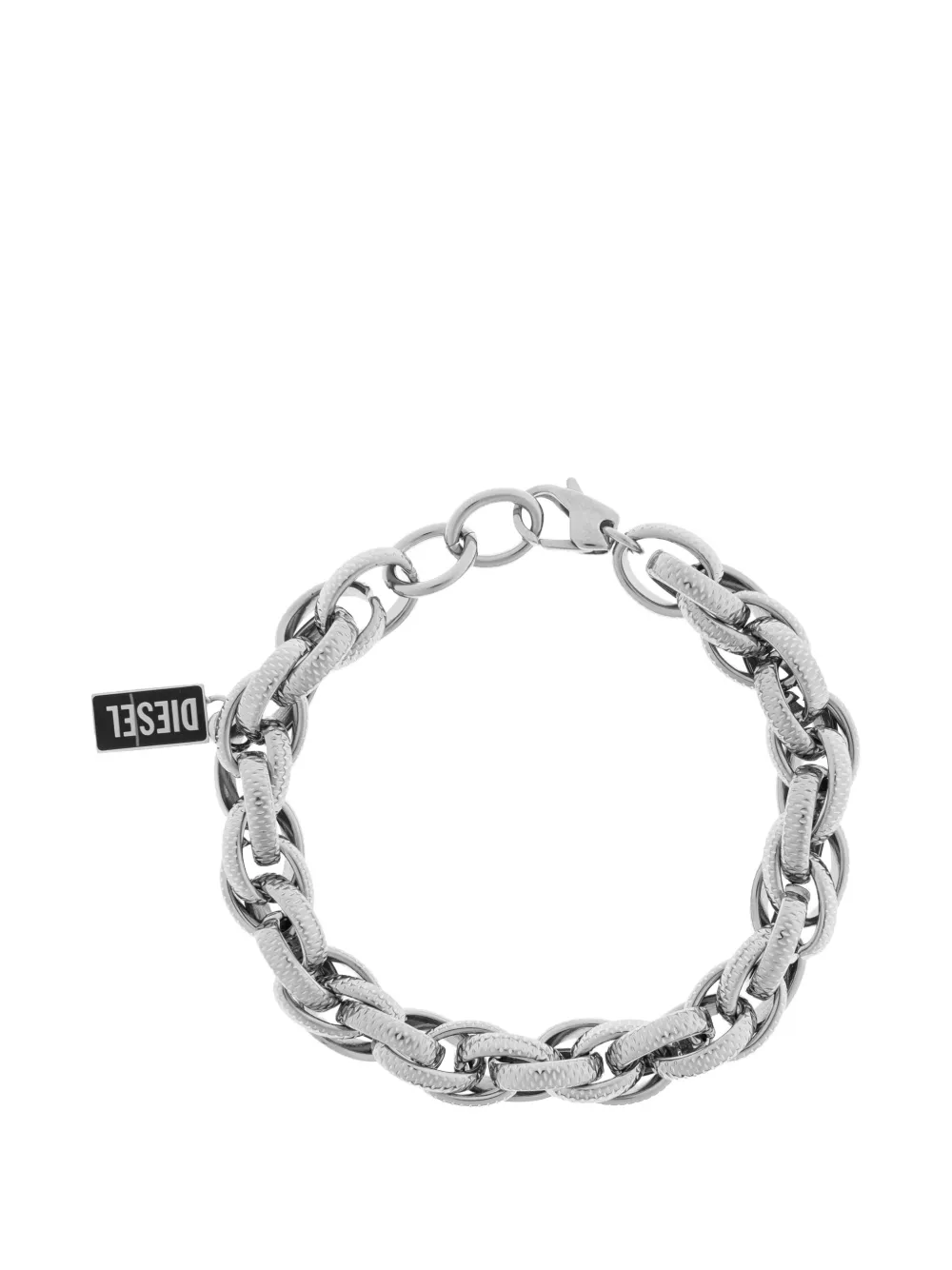 Diesel chain tag bracelet - Argento
