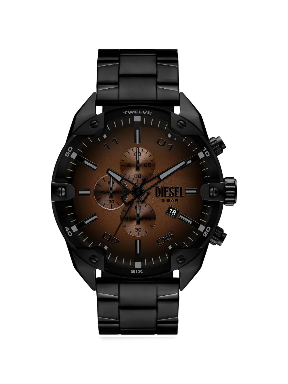 Diesel DZ4691 Spiked watch - Marrone