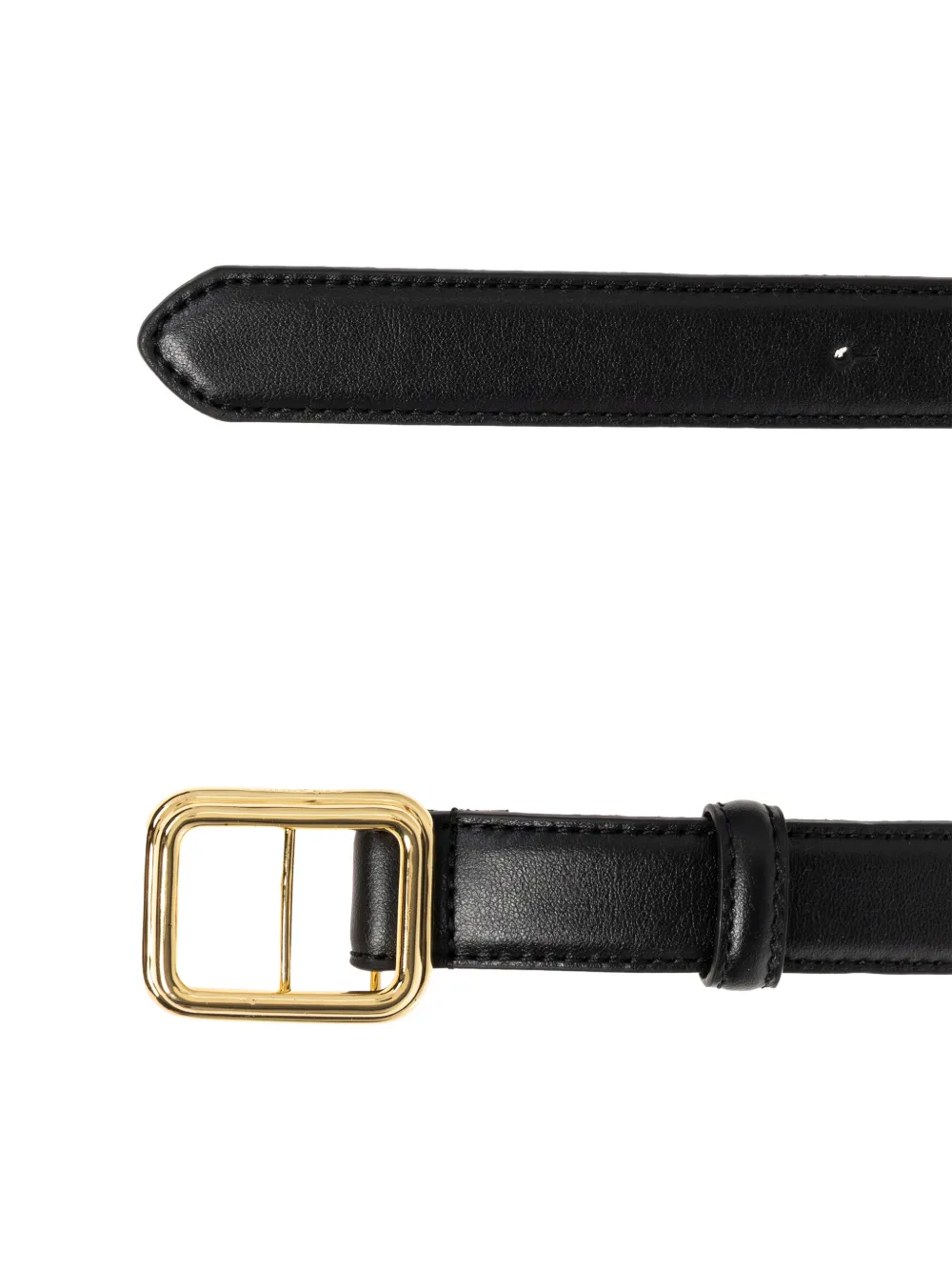  Lie Studio Gold-tone Georgia Belt - Black 