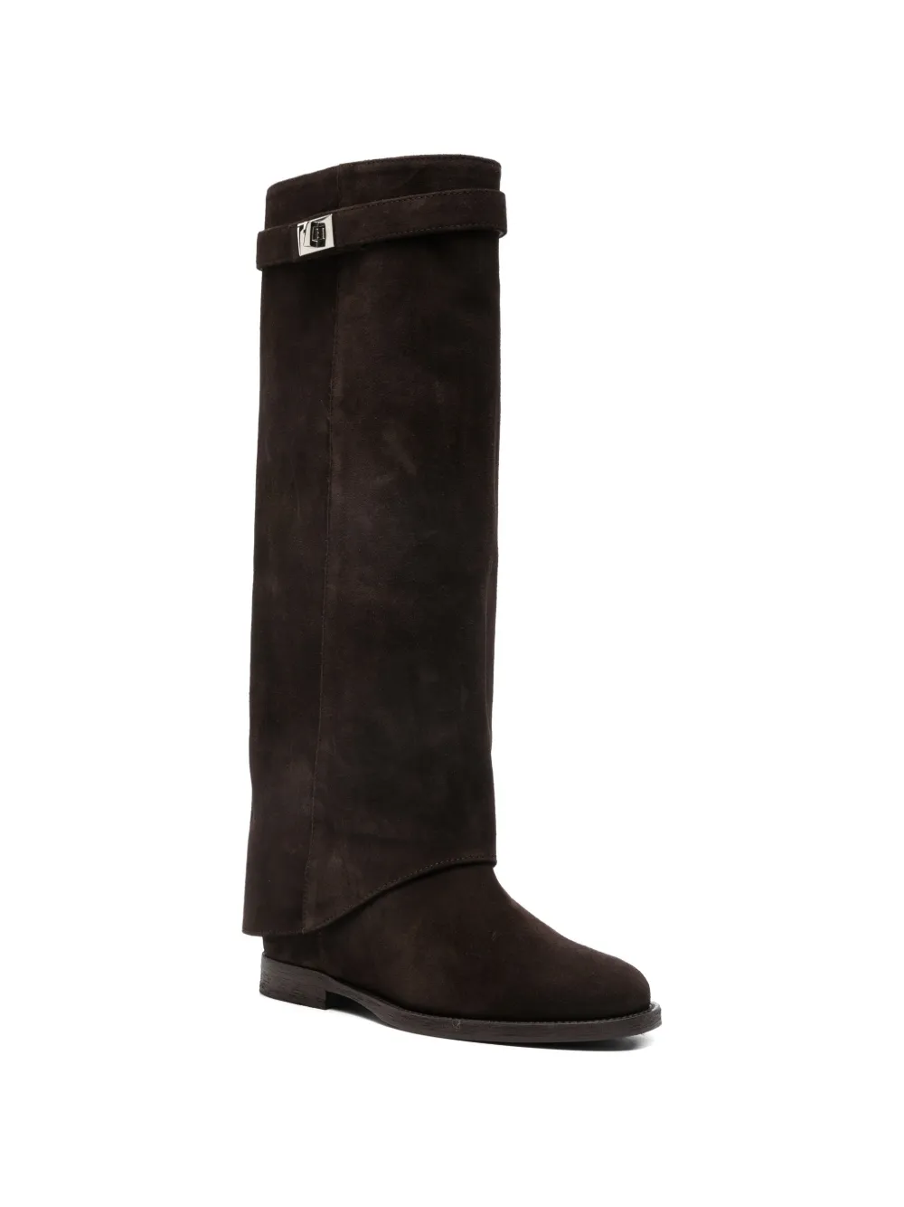 Via Roma 15 Laarzen met gesp Bruin