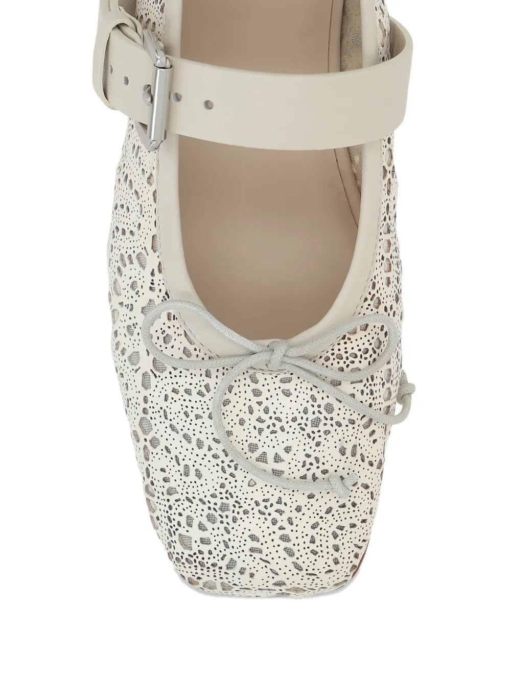 Ann Demeulemeester buckle-strap ballet flats Beige