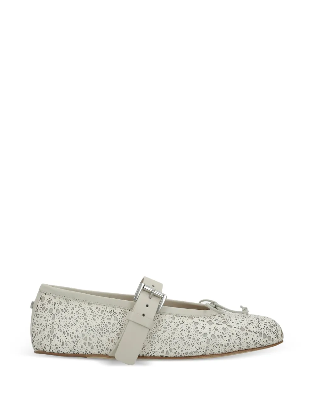 Ann Demeulemeester buckle-strap ballet flats - Toni neutri