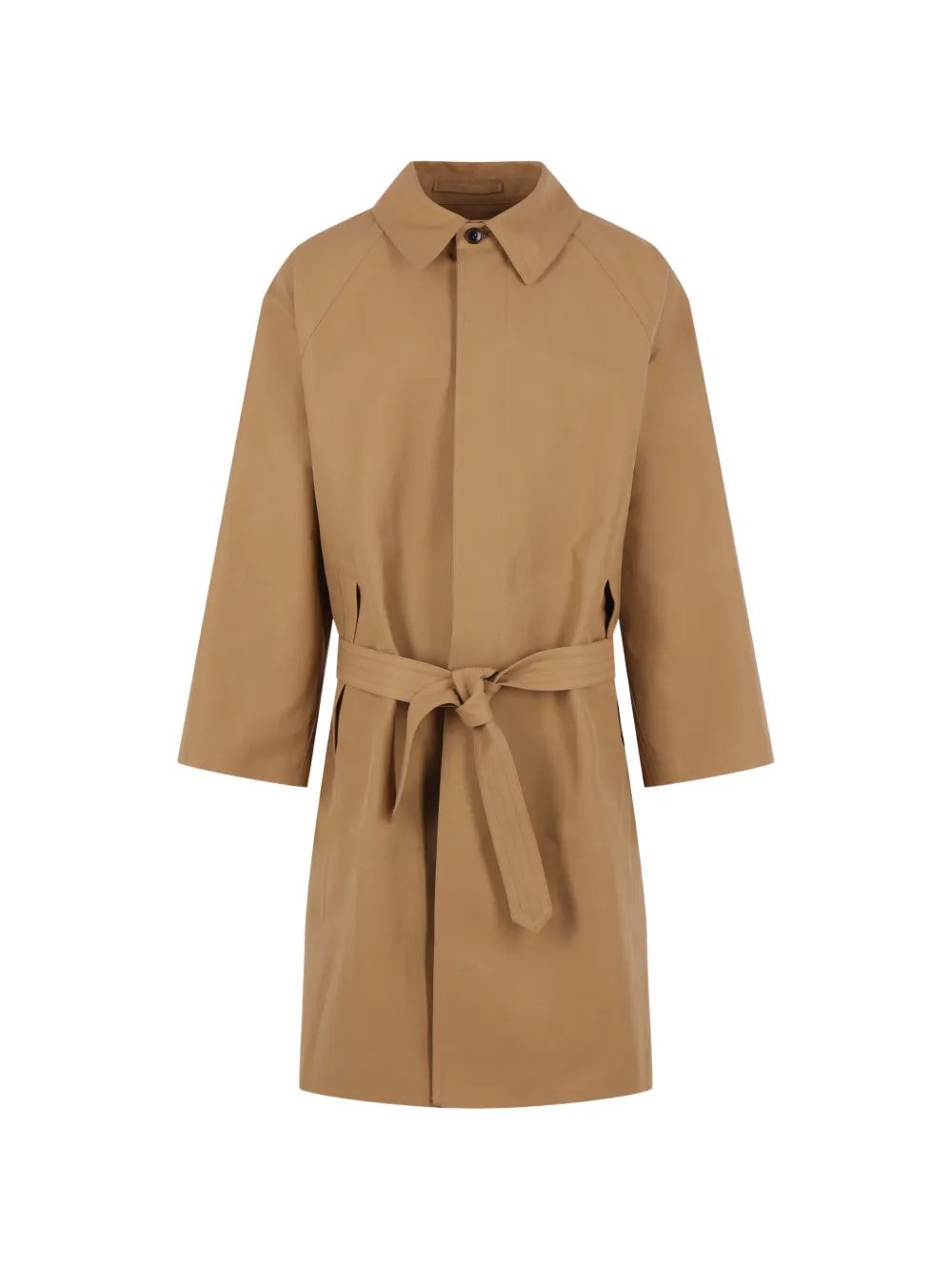 Hed Mayner buttoned belted coat - Toni neutri