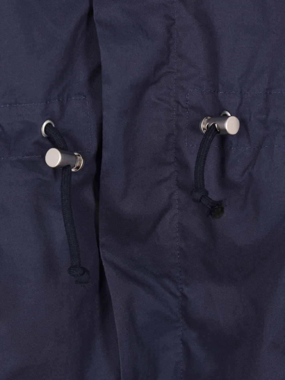  Hed Mayner Drawstring Hooded Parka Coat - Blue 