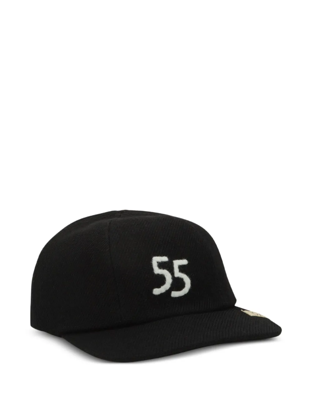  Visvim '55' Embroidered Flat-brim Baseball Cap - Black 