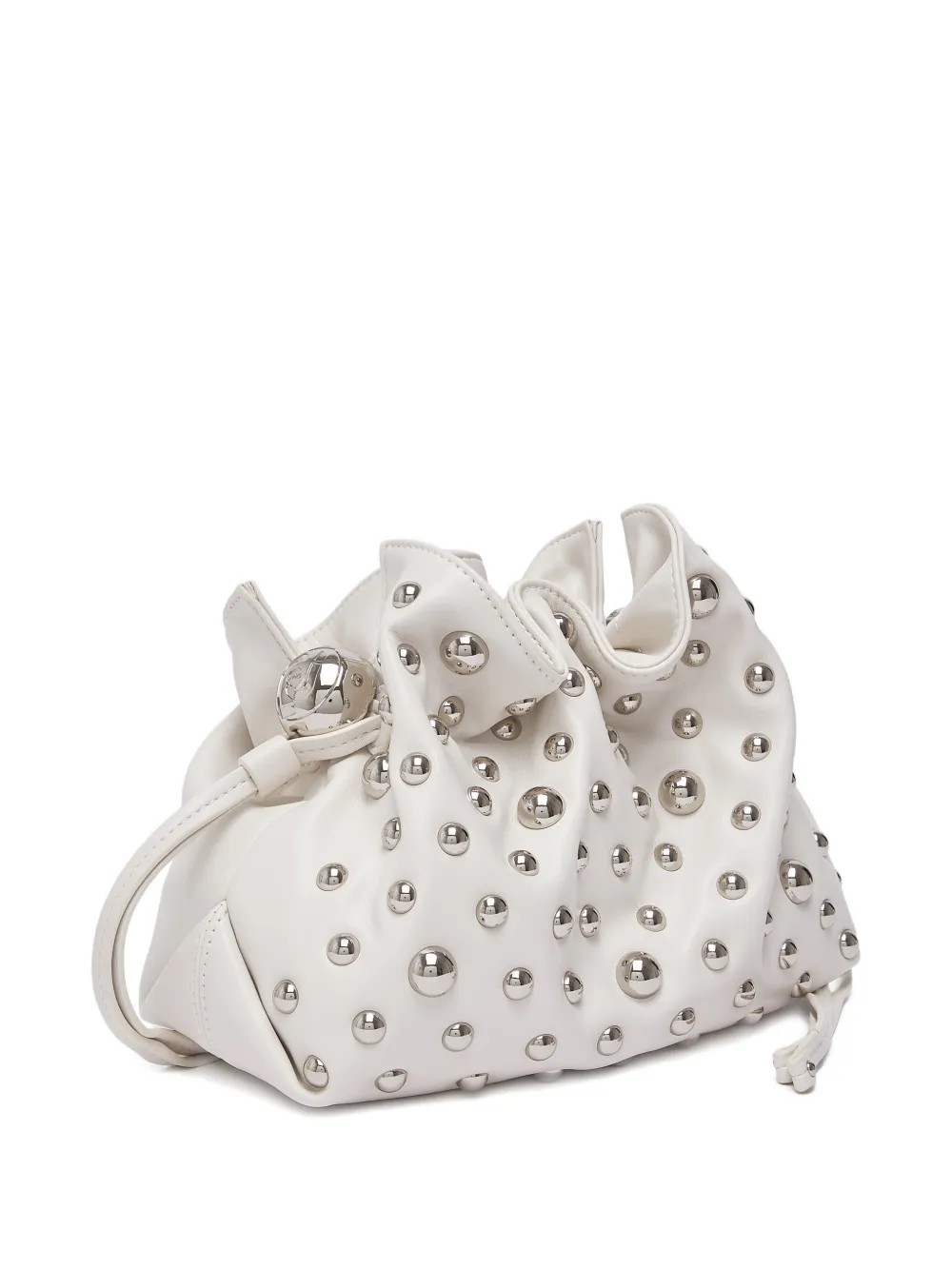 LIU JO Kleine Riccy tas met studs Wit