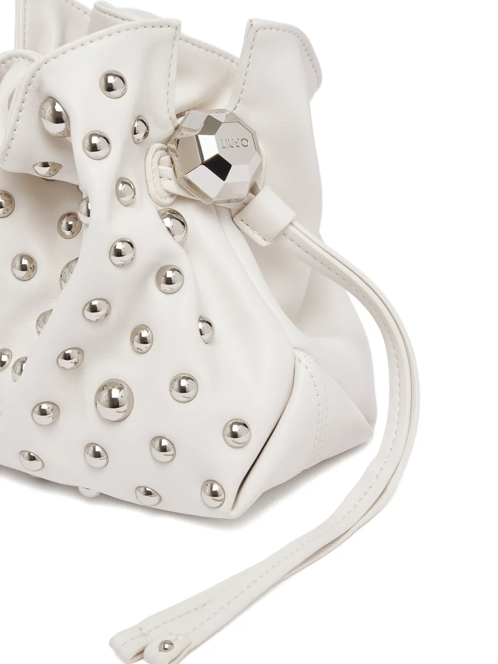 LIU JO Kleine Riccy tas met studs Wit