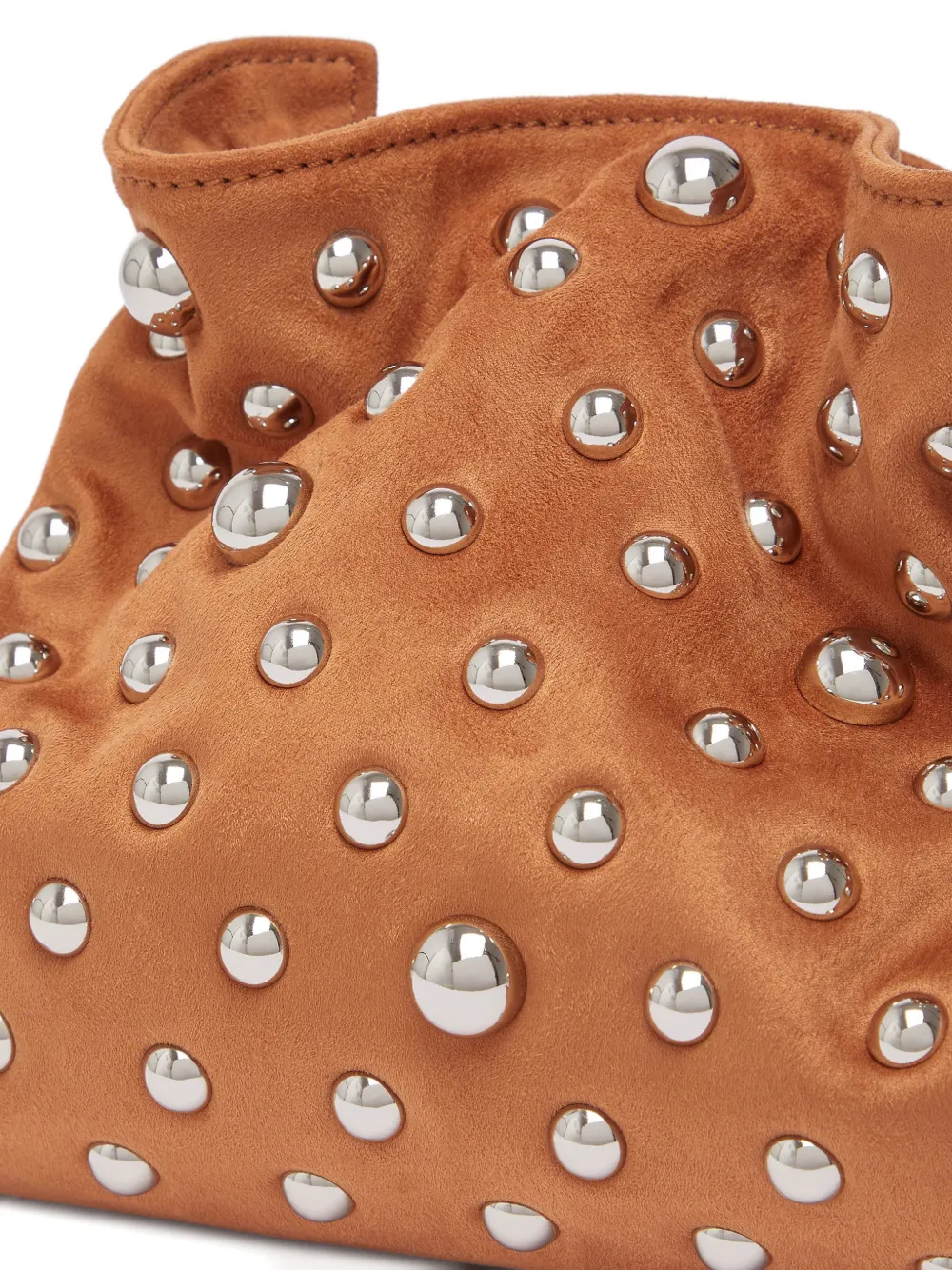 LIU JO Kleine Riccy tas met studs Bruin