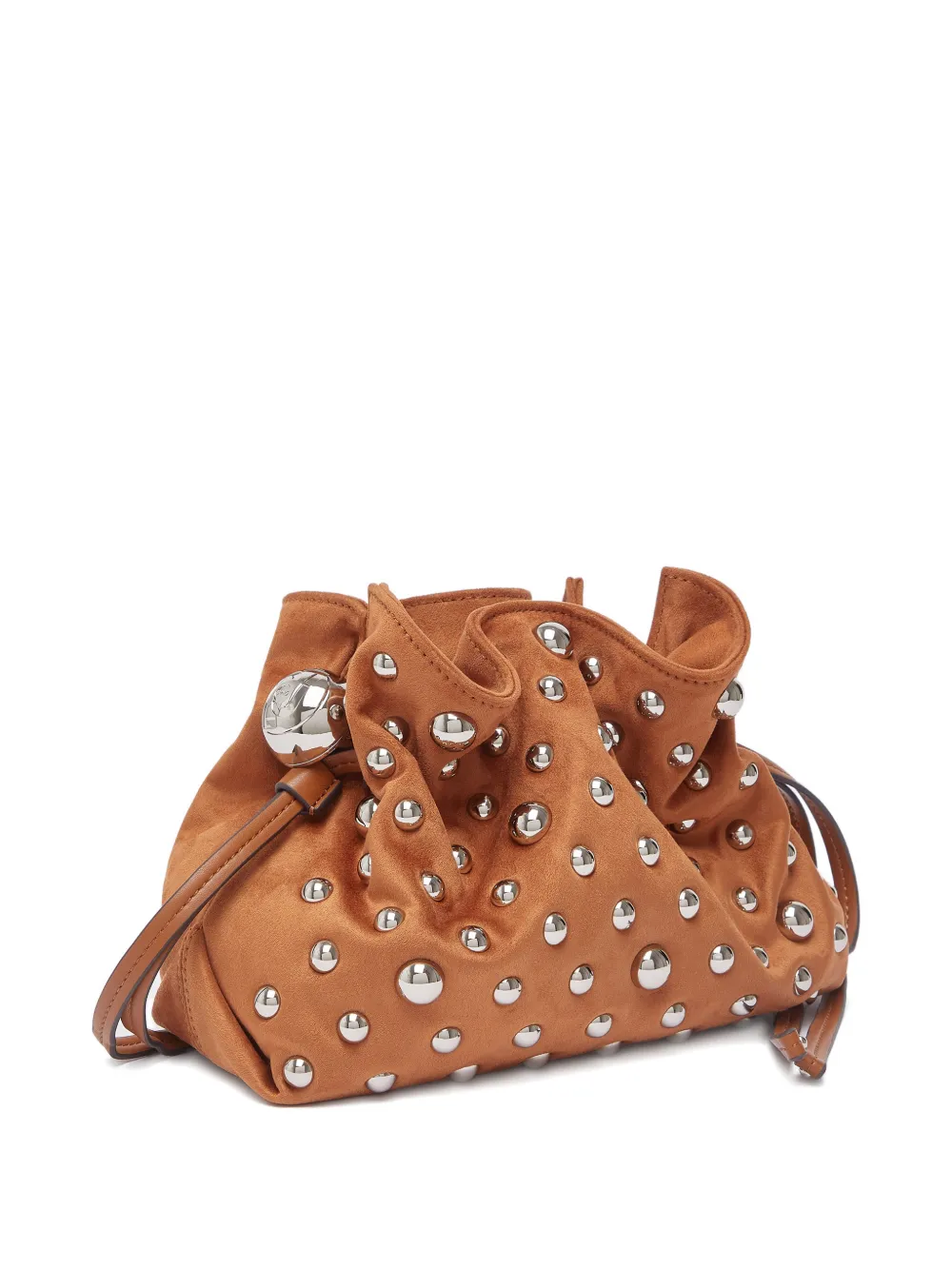 LIU JO Kleine Riccy tas met studs Bruin