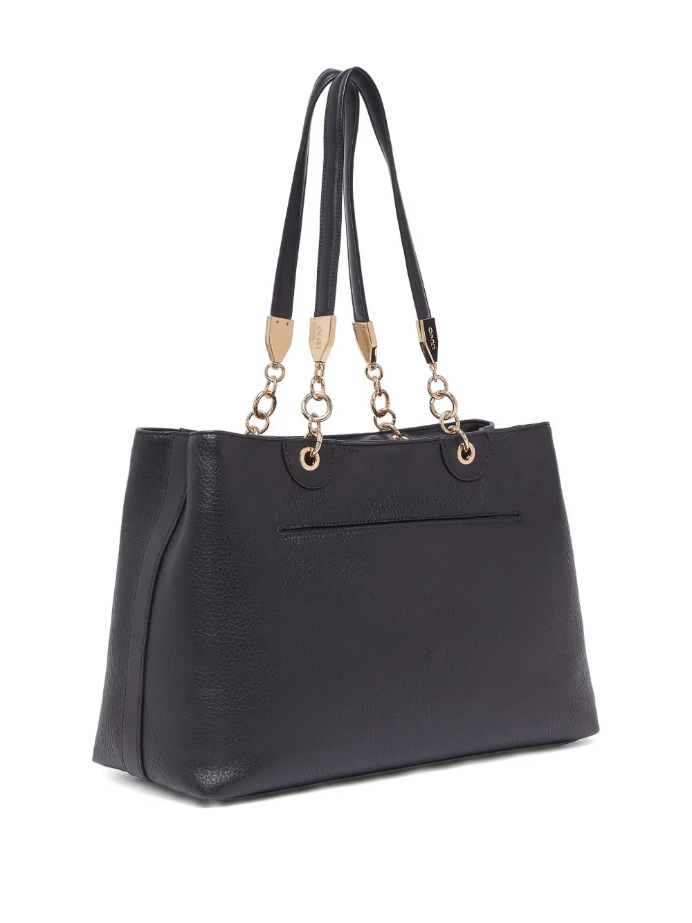 LIU JO medium logo-lettering shoulder bag - Zwart