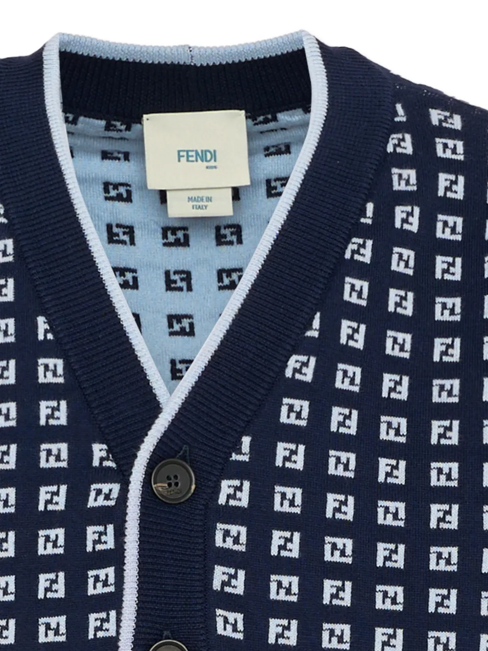 Ff-Motif Cardigan