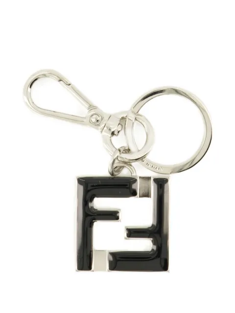 FENDI squared-logo lettering keyring