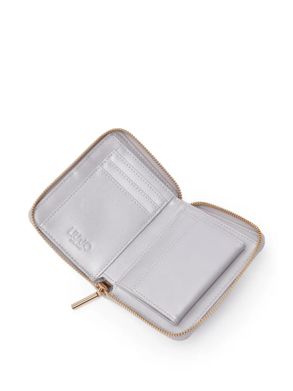 Monogram-Plaque Quilted Wallet